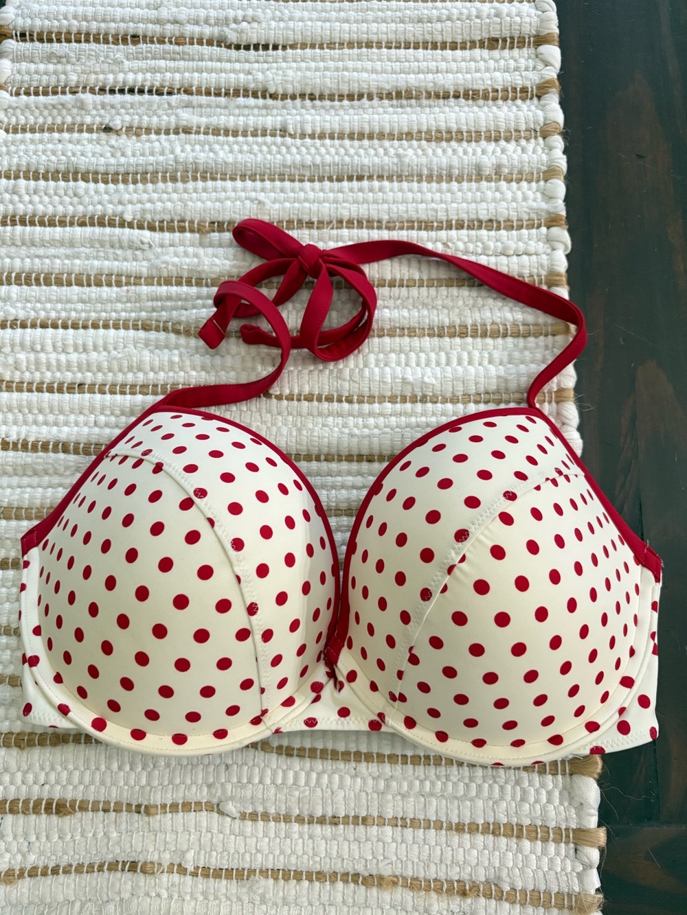 NEW! PINK x Frankie’s Bikinis padded underwire bikini top M(dd)